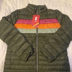 Cotopaxi Women’s Medium Fuego Down Jacket Green NWT